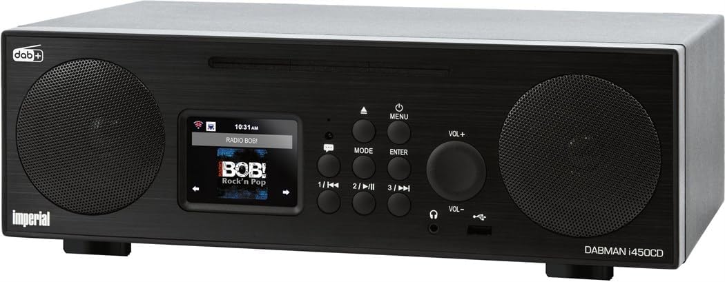 Imperial DABMAN i450 CD Internetradio/DAB+ Digitalradio mit CD Player (DAB+ Radio, Internet/DAB+ / D