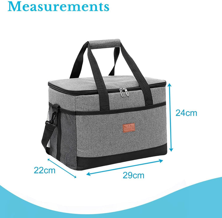Intirilife tragbare Kühltasche - Zum Transportieren von warmen oder kalten Getränken und Lebensmitte