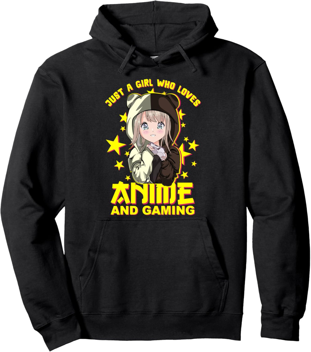 Kawaii Japanisches Anime Mädchen - Anime & Gaming Girl Pullover Hoodie