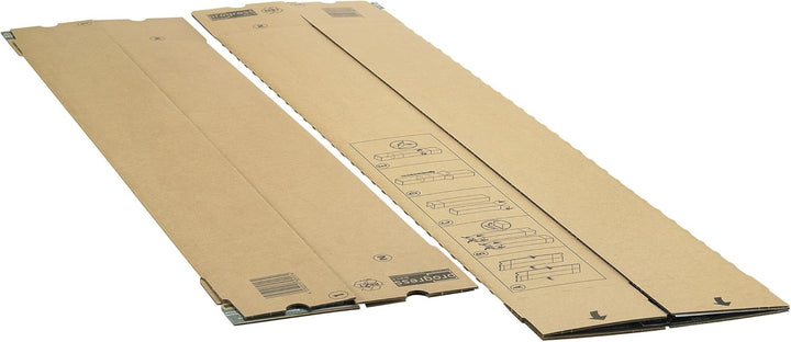 progressPACK Teleskop-Versandhülse Premium PP LBT10.06 aus Wellpappe, DIN A0, 860 x 111 x 111 mm, 10