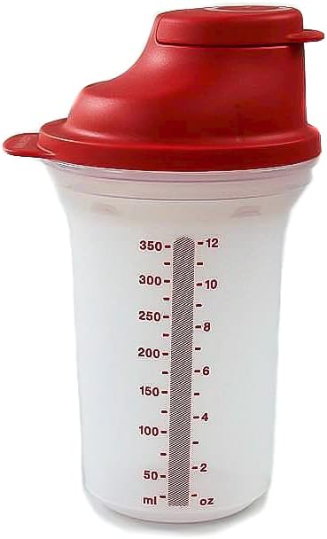 Tupperware Backen Mix-Fix klein 350 ml rot D214 Shaky Küchenhelfer Shake It 37097