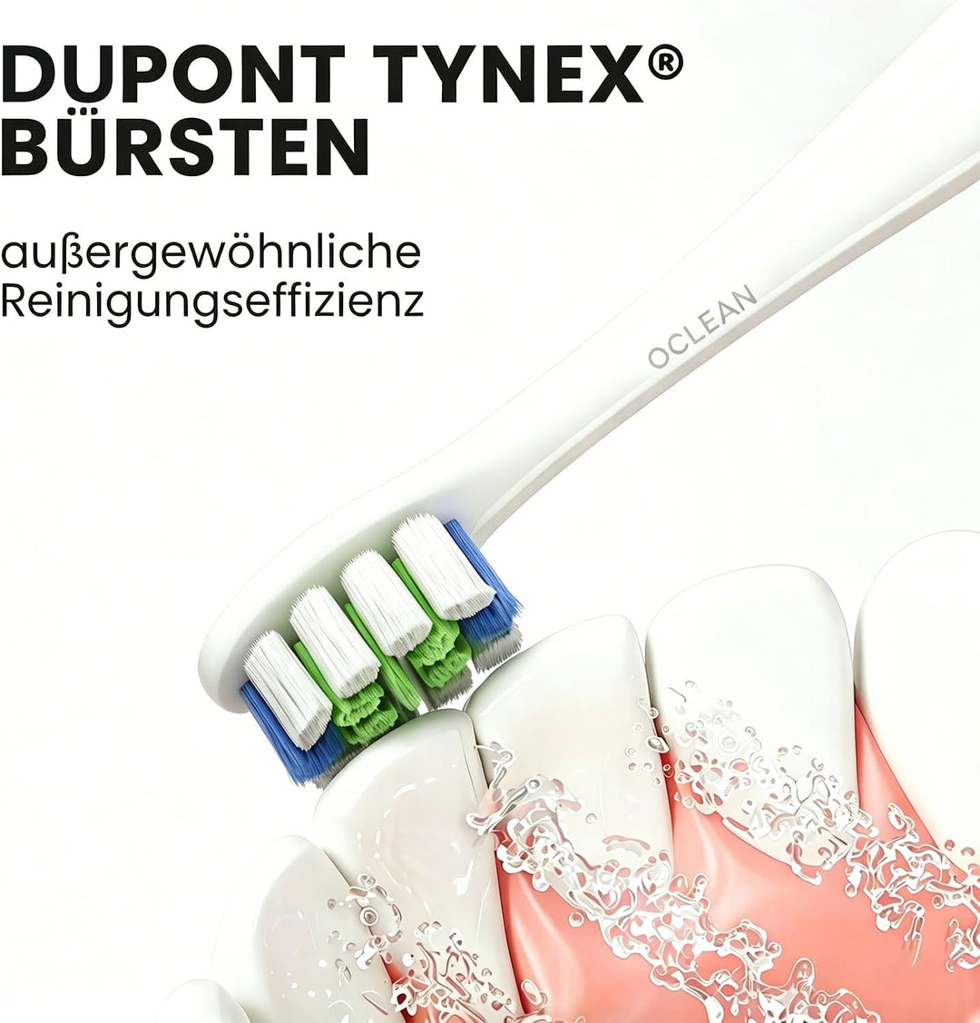 Oclean Bürstenköpfe, Clean Brush Head W06, 6PCS Elektrische Zahnbürstenköpfe, Kompatibel mit Allen Z