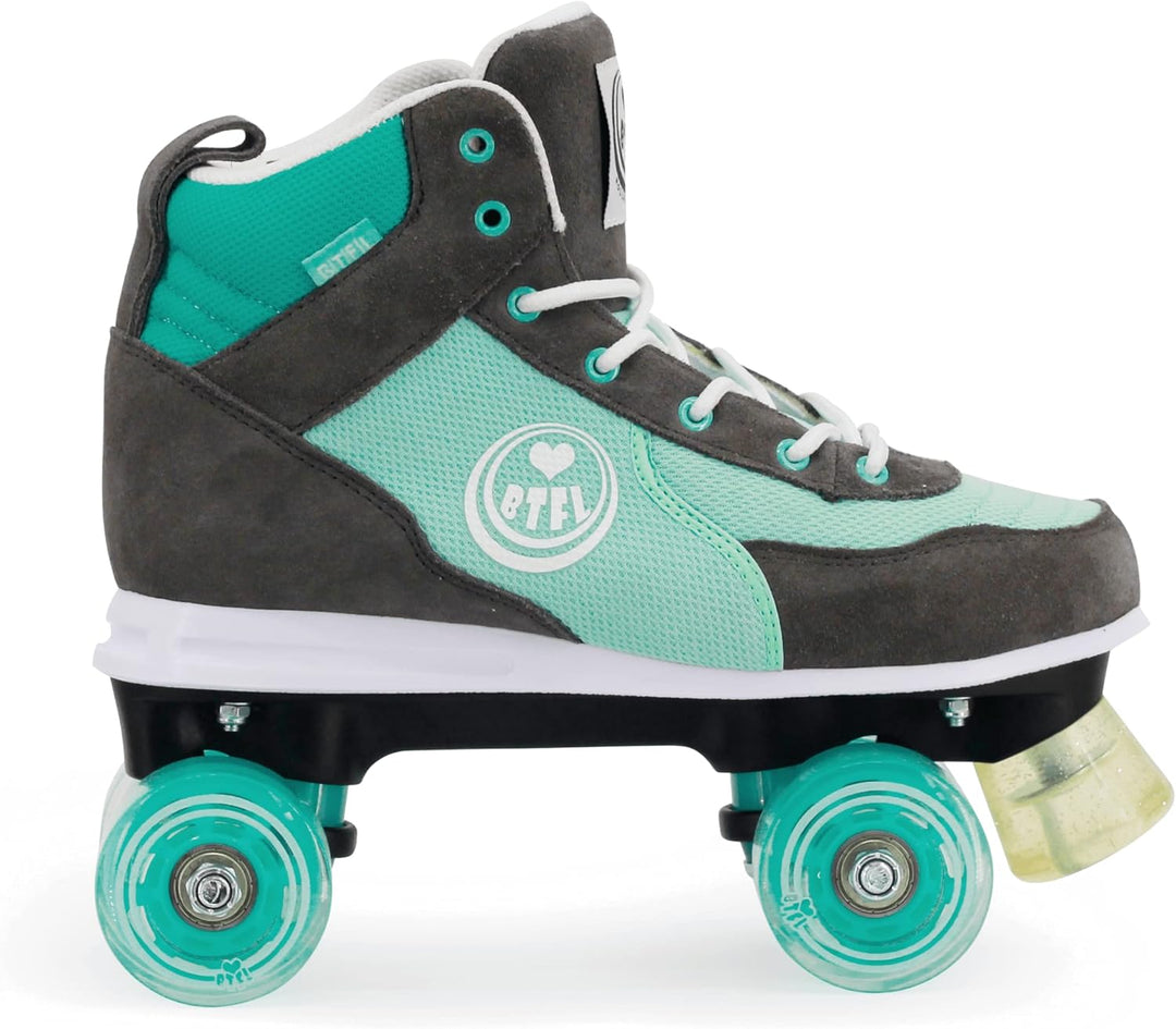 BTFL Trend-Skate Damen,Frauen,Mädchen,Kinder,Rollschuhe,Discoroller,Rollerskates,Retro-Rollschuhe,Cl