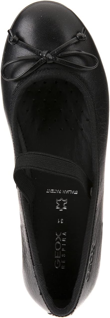 Geox Mädchen Plie B Mary Jane Halbschuhe 35 EU Schwarz, 35 EU Schwarz