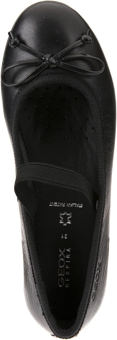 Geox Mädchen Plie B Mary Jane Halbschuhe 35 EU Schwarz, 35 EU Schwarz