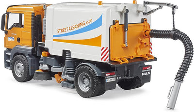 bruder 03780 - Man TGS LKW Strassenreinigung - 1:16 Kehrmaschine Reinigungs-Fahrzeug Kommunalarbeite