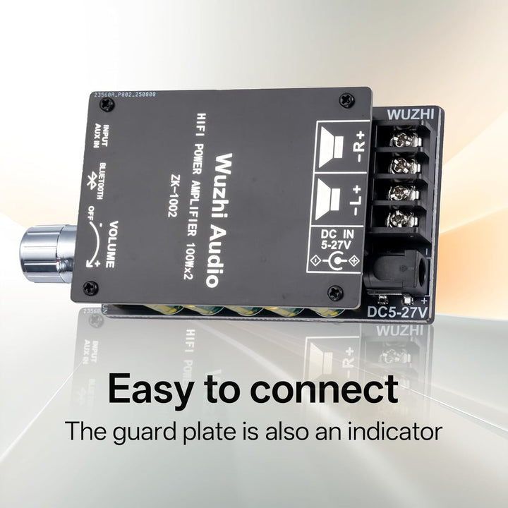 TPA3116 200W Bluetooth-Verstärkerplatine,100W + 100W Audioverstärkerplatine mit LC-Filtertechnik, Zw