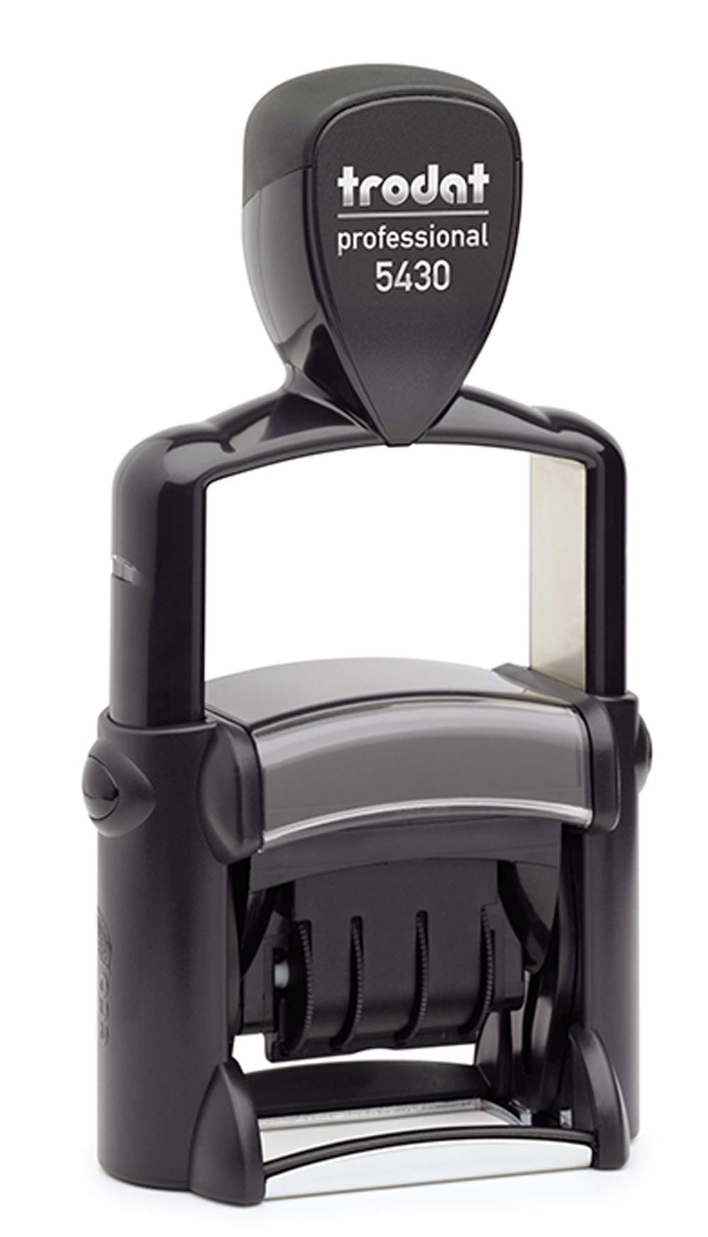 Trodat Professional Text- & Datumsstempel 5430-41x24 mm - 2 Zeilen und Datum, in verschiedenen Farbe