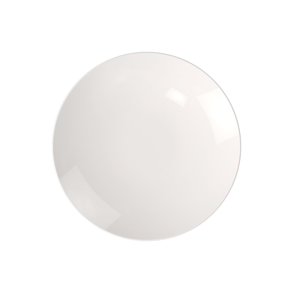 Villeroy und Boch For Me Speiseteller, 29 cm, Premium Porzellan, Weiss Speiseteller Coupe, Speisetel