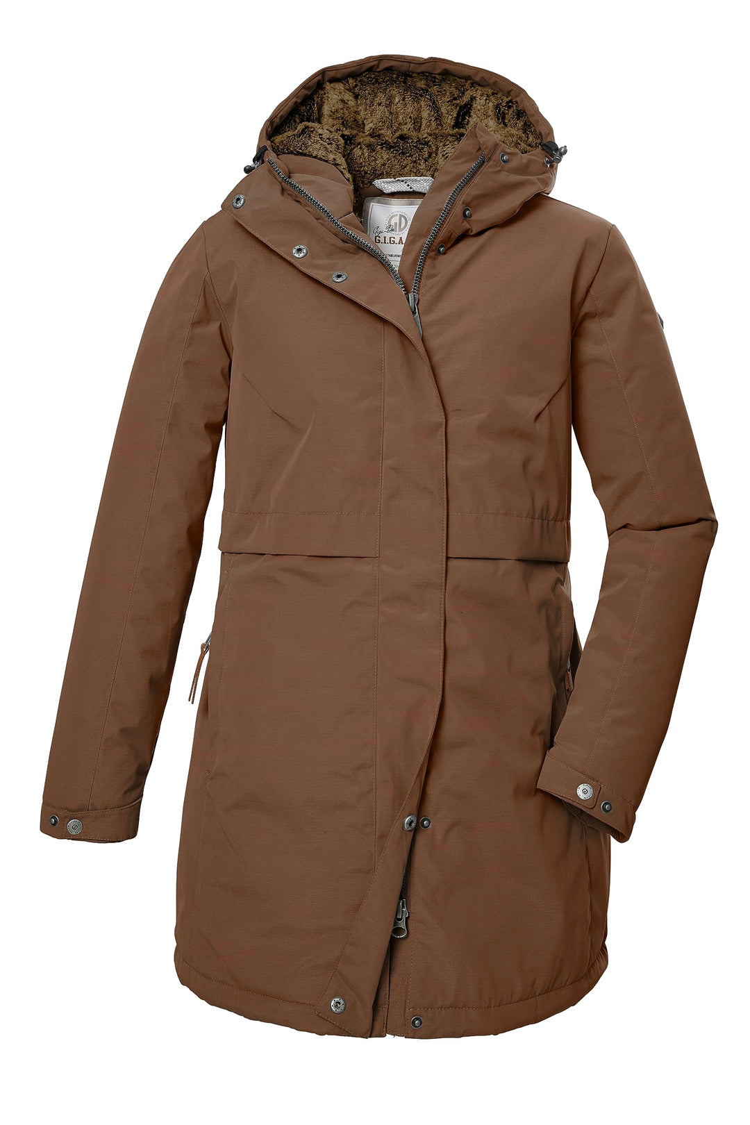G.I.G.A. DX Damen Gw 41 Wmn Prk Winterjacke/Funktionsparka mit Kapuze 40 braun, 40 braun