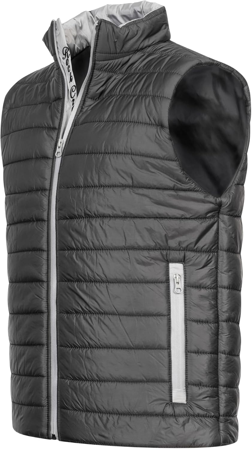 Rock Creek Herren Weste Steppweste H-350 S Dunkelgrau, S Dunkelgrau