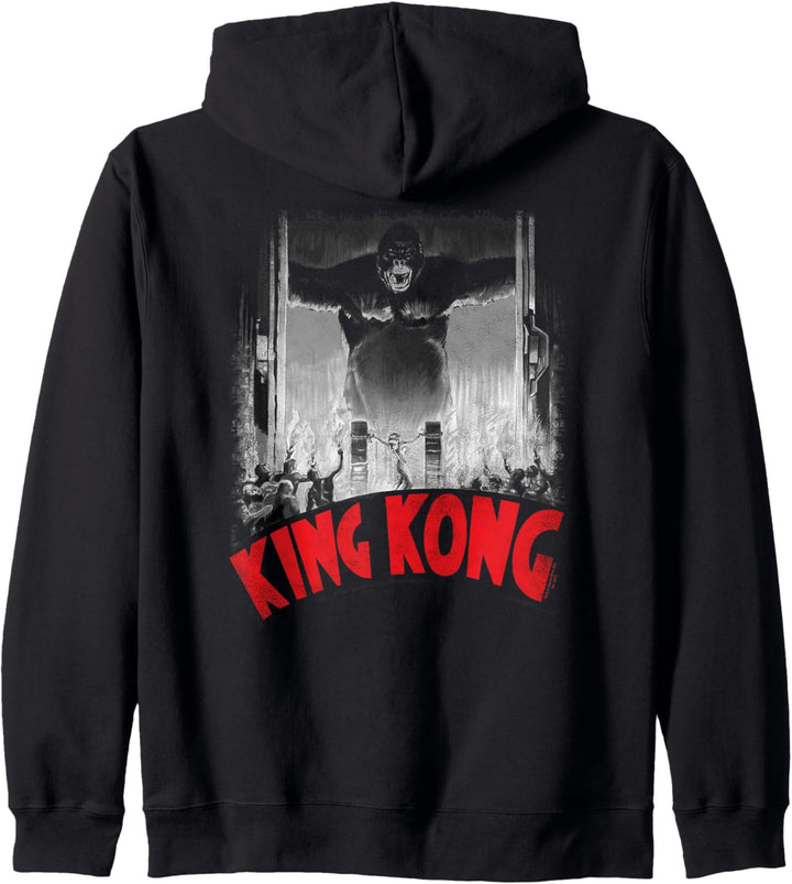 King Kong At The Gates Poster Kapuzenjacke