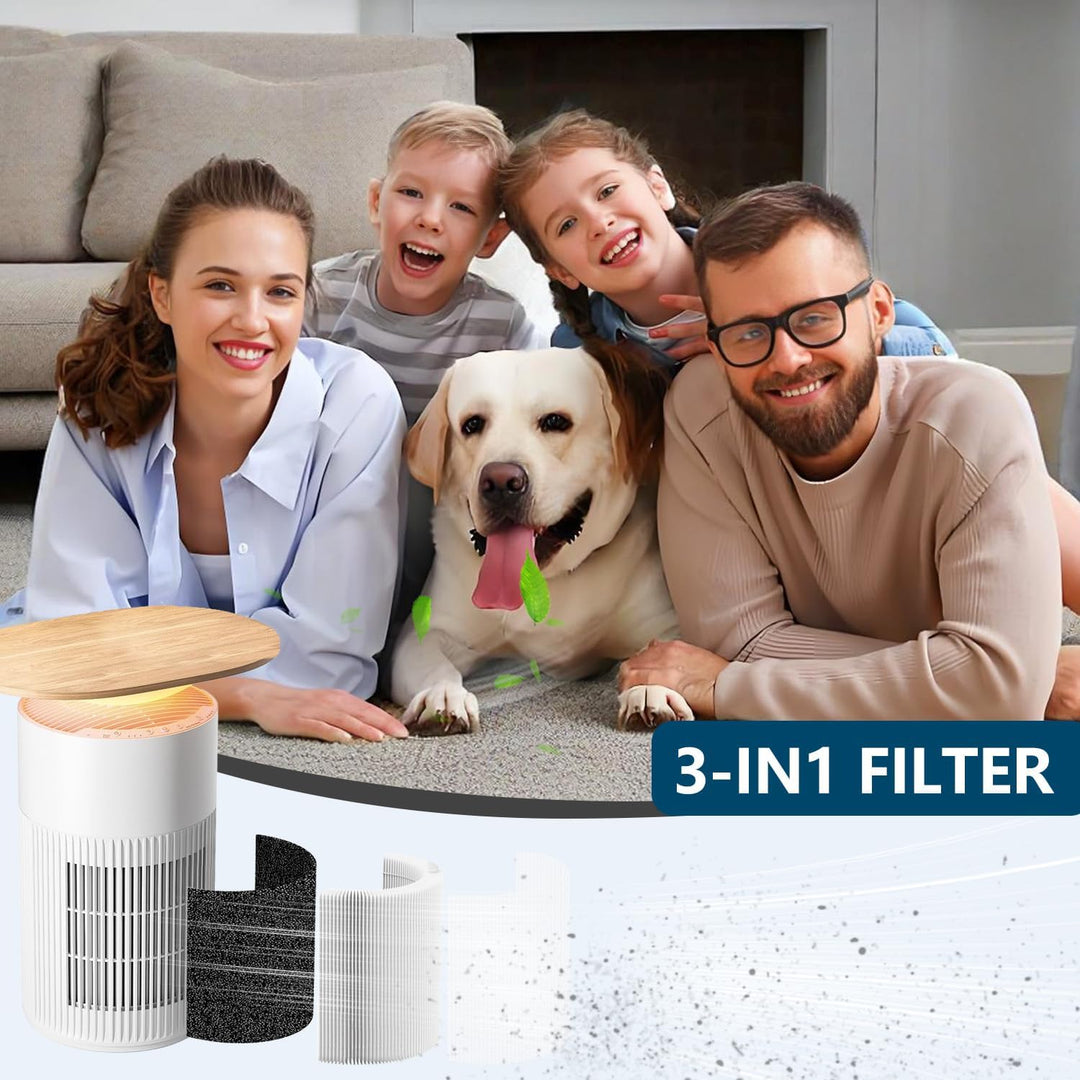 W5302310 Filter, kompatibel mit SwitchBot W5302310 Luftreiniger, 3-in-1-Filtration und Aktivkohlefil