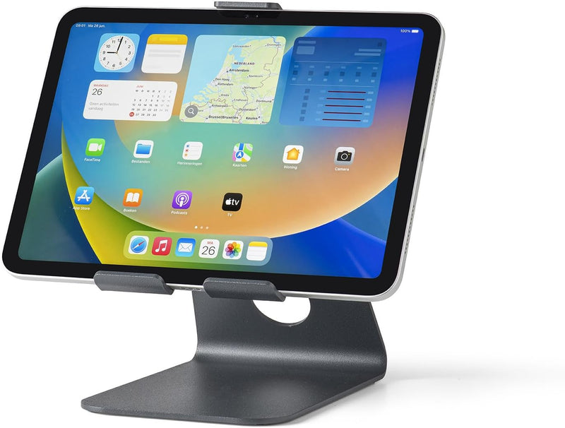 Tabdoq sehr solide und universelle Tablet Tischhalterung kombinierbar mit Allen Tablets und iPad&