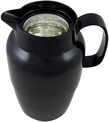 Helios Mondo Kunststoff-Isolierkanne, schwarz, 2 Liter 2,0 Liter Schwarz, 2,0 Liter Schwarz