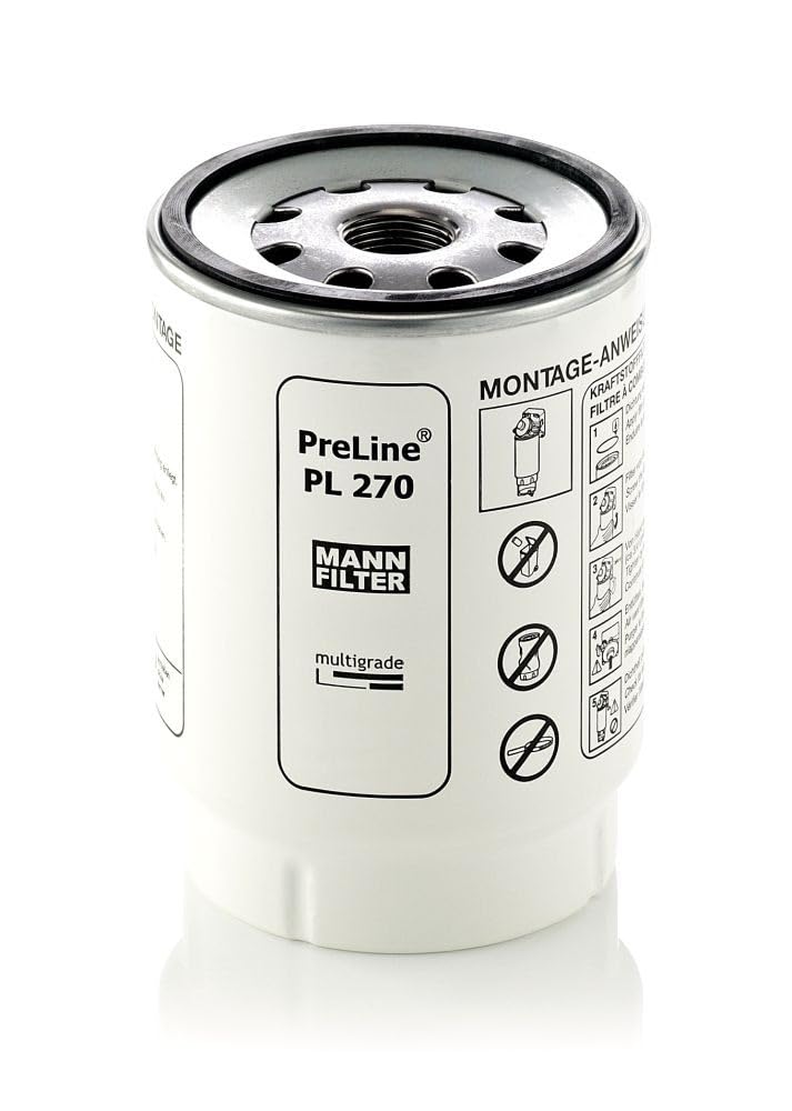 MANN-FILTER PL 270 x Kraftstofffilter Satz mit Dichtung / Dichtungssatz Kraftstofffilter – Für Nutzf