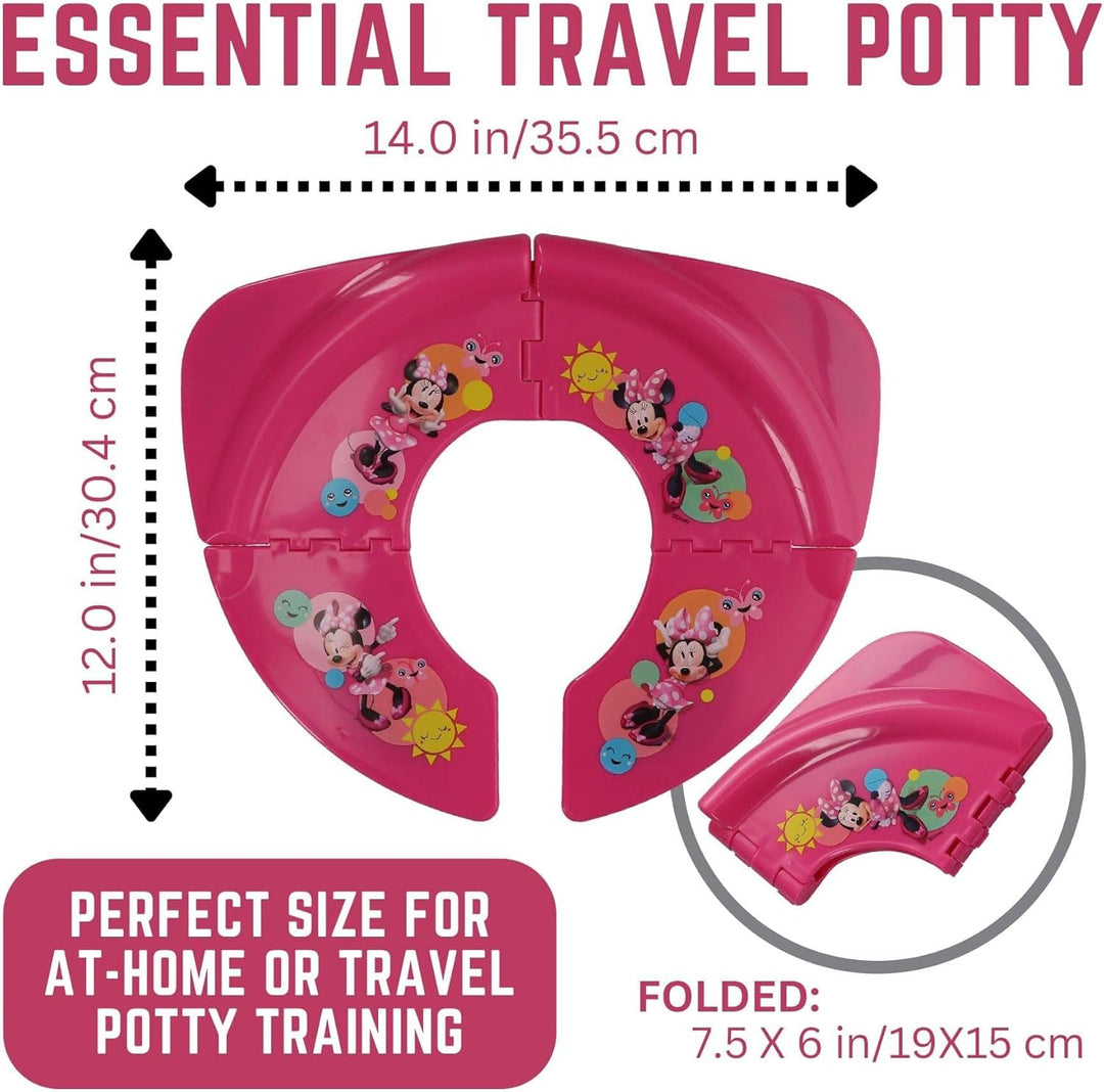 Disney Minnie Mouse Smile Klappbarer Töpfchensitz – Reise-Töpfchentrainingssitz
