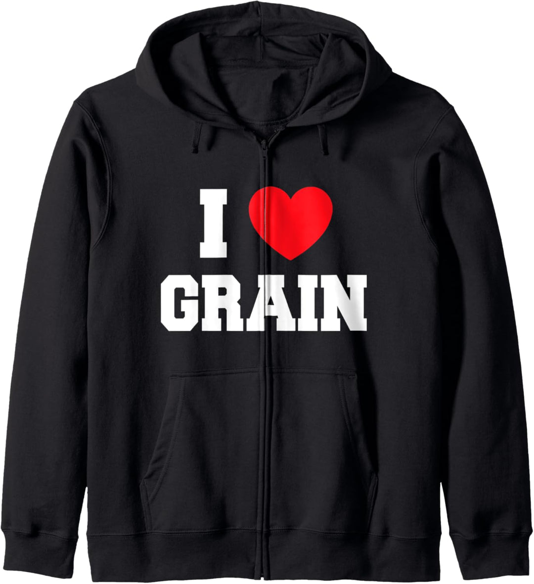 I Love Grain Kapuzenjacke