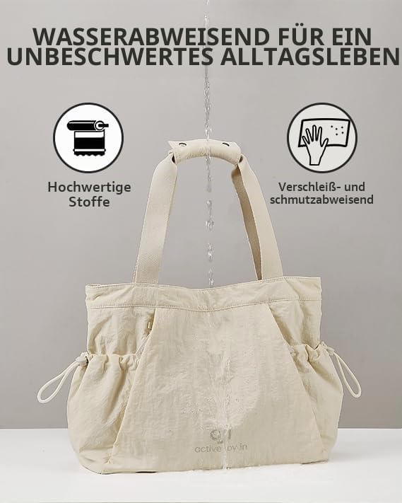 aji Yogatasche, Yoga Tasche mit Nass- und Trockenaufbewahrungstasche und Vielen Fächern, Yogamatte T