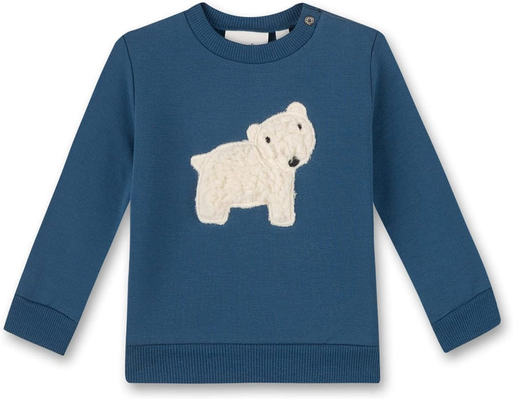 Sanetta Baby-Jungen Sweatshirt 56 Sea Blue, 56 Sea Blue