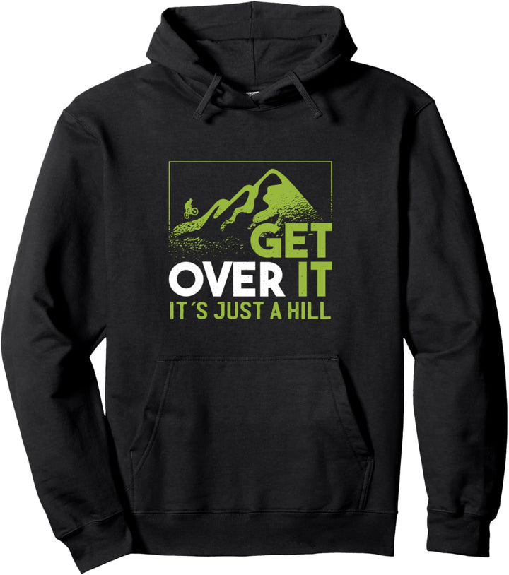 Get over it Mountainbiker Design für Biker Pullover Hoodie