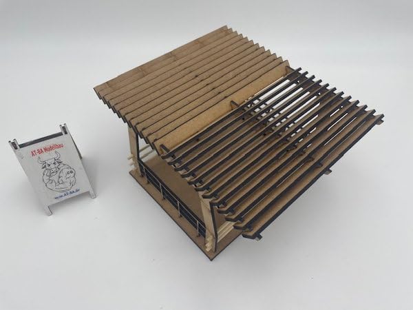 220124 Slotcar Deko Boxengasse Terrasse