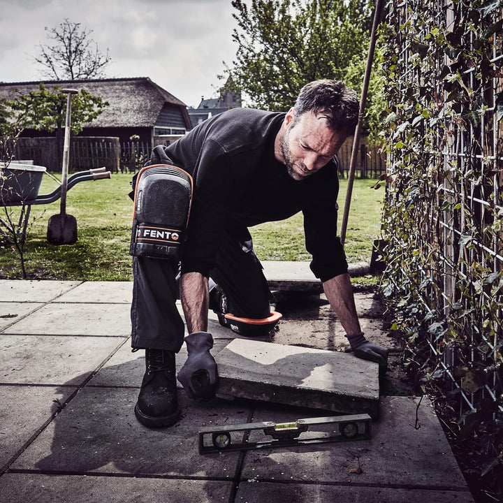 FENTO ORIGINAL - Knieschoner Arbeiten für Profis im Baugewerbe, Boden- und Fliesenleger, Garten- und