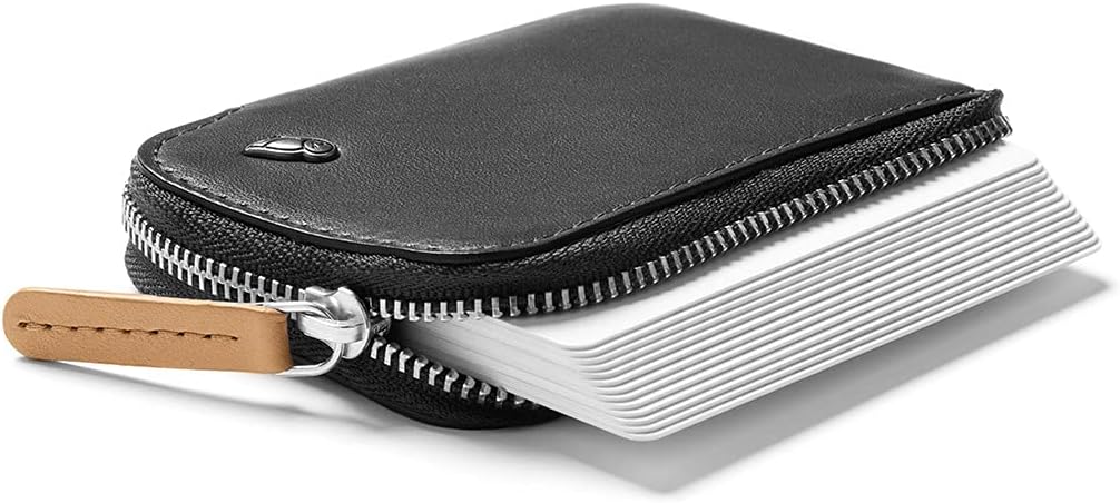Bellroy Leder Card Pocket Brieftasche (max. 15 Karten und Scheine) - CharcoalCobalt, Charcoalcobalt