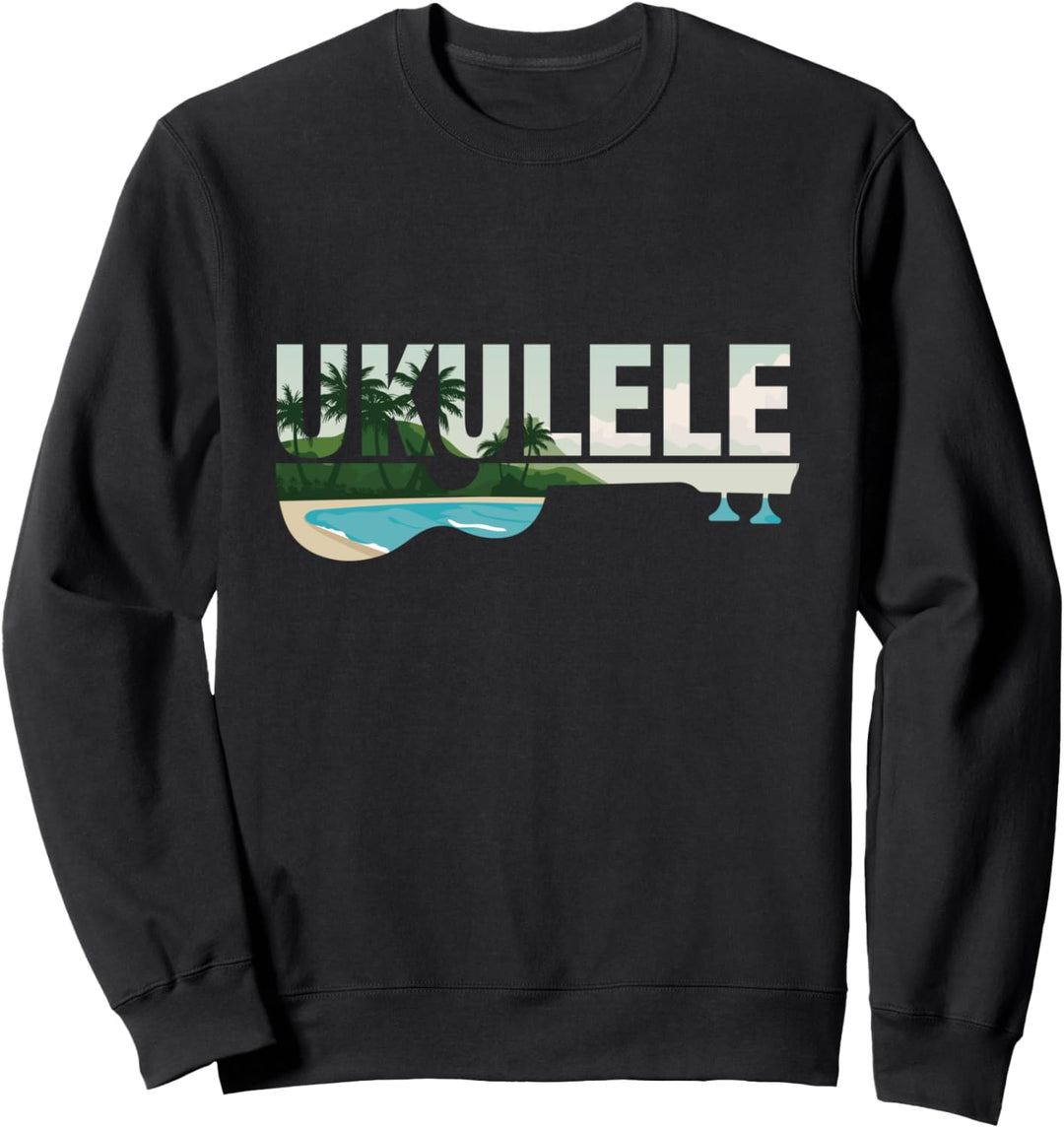 Ukulele Akustik Musikinstrument Gitarrist Musiker Musik Uke Sweatshirt