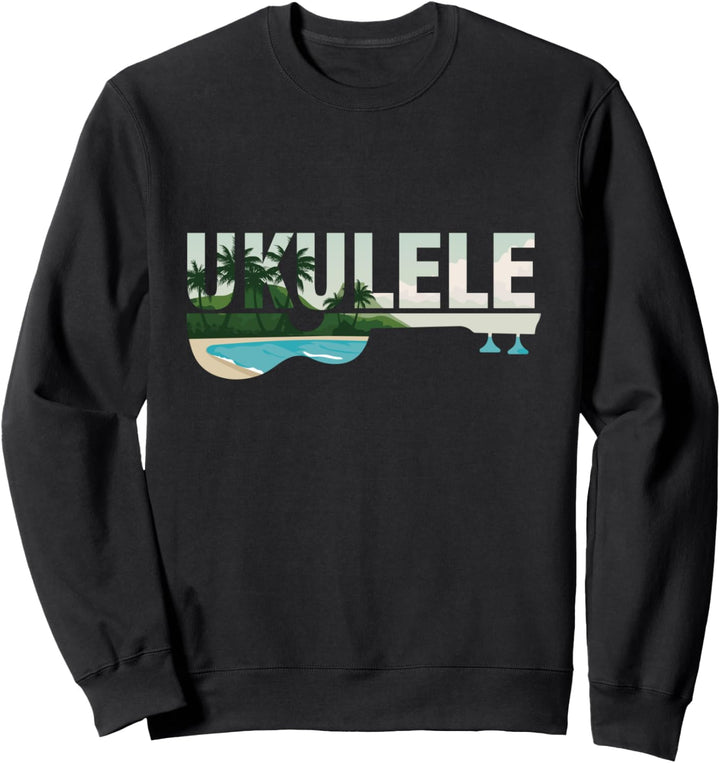 Ukulele Akustik Musikinstrument Gitarrist Musiker Musik Uke Sweatshirt