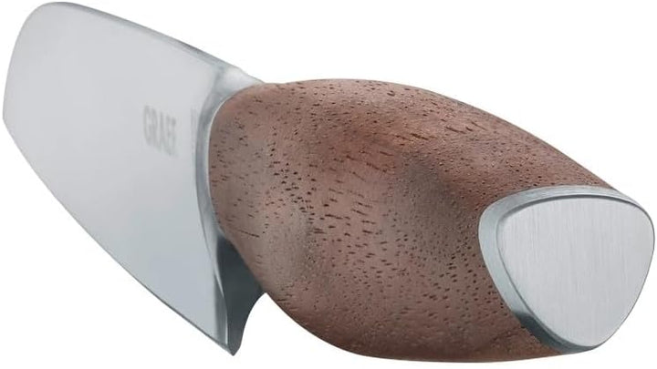 Graef Santokumesser 13 cm KN5052, handgeschliffene Klinge 1.4116er Edelstahl, Echtholzgriff Walnuss,