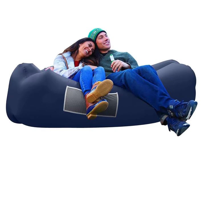 AngLink Luftsofa 2022, Neuer Kissenentwurf, wasserdichtes, aufblasbares Air Lounger mit 2 Lufteinlas