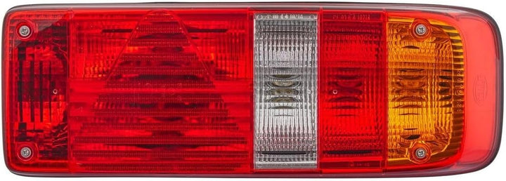 HELLA - Heckleuchte - EasyConn I - Glühlampe - 24V - Anbau/geschraubt - Lichtscheibenfarbe: mehrfarb