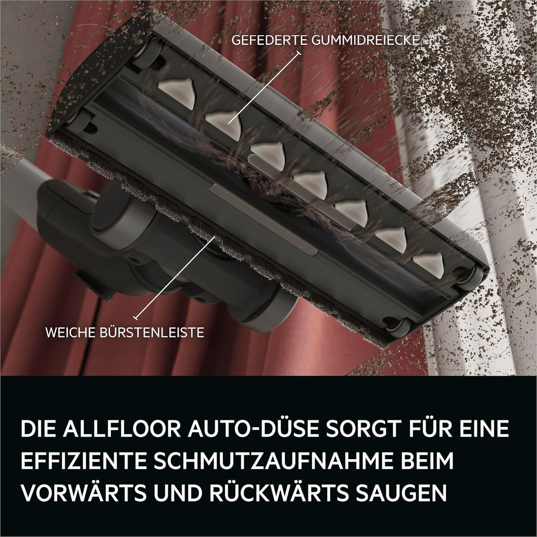 AEG Staubsauger mit Beutel, besonders leise 64 dB, kraftvolle 750 W, ergonomischer Handgriff, 12 m A
