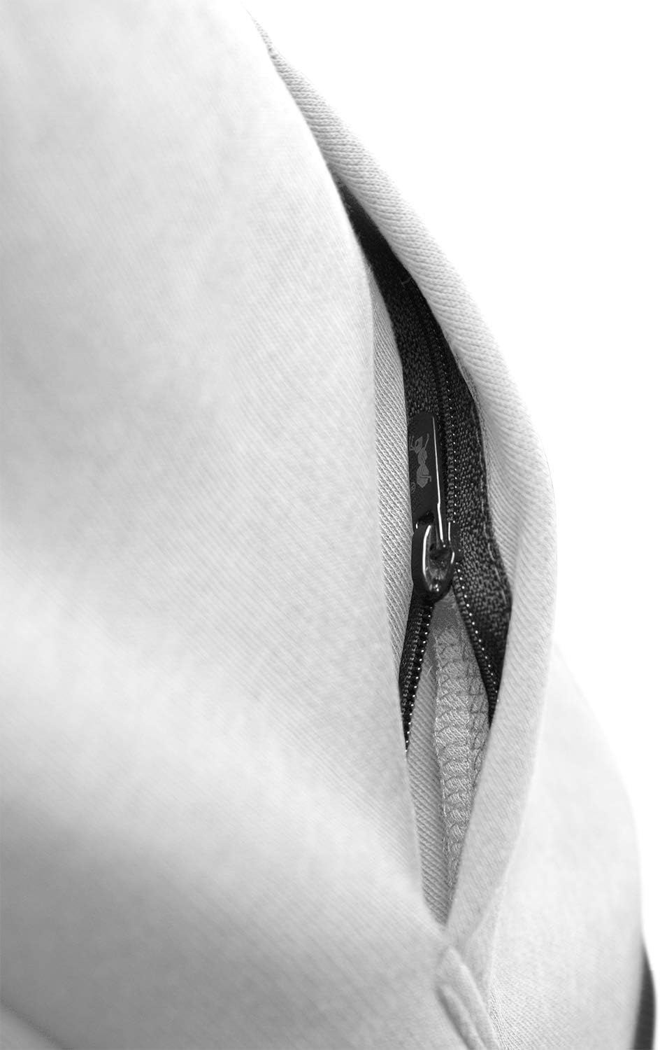 strongAnt Hoodie mit Reissverschluss für Herren und Damen warme Fleece Jacke mit Kapuze S Weiss / Sc