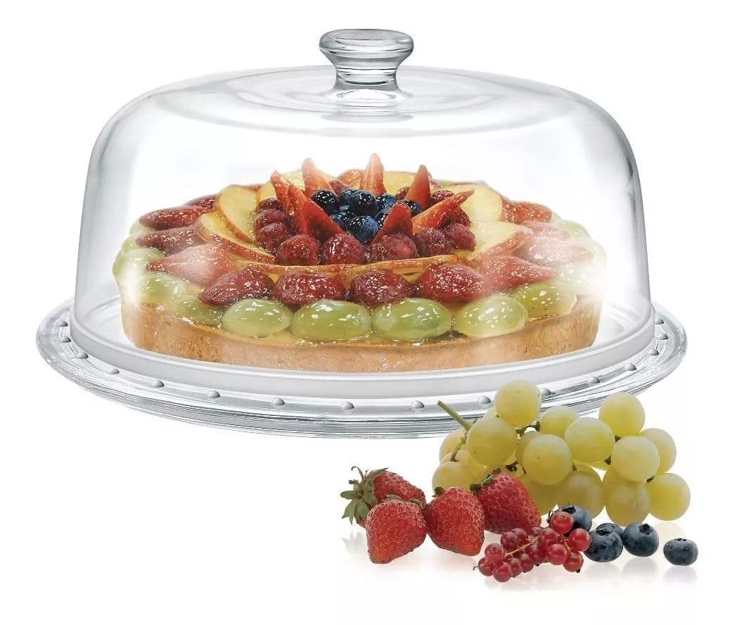 Gericht Torte Glas Mit Deckel Kuchenform Palladio Cm 31 Für Lebensmittel Waschbar In Spülmaschine Gl