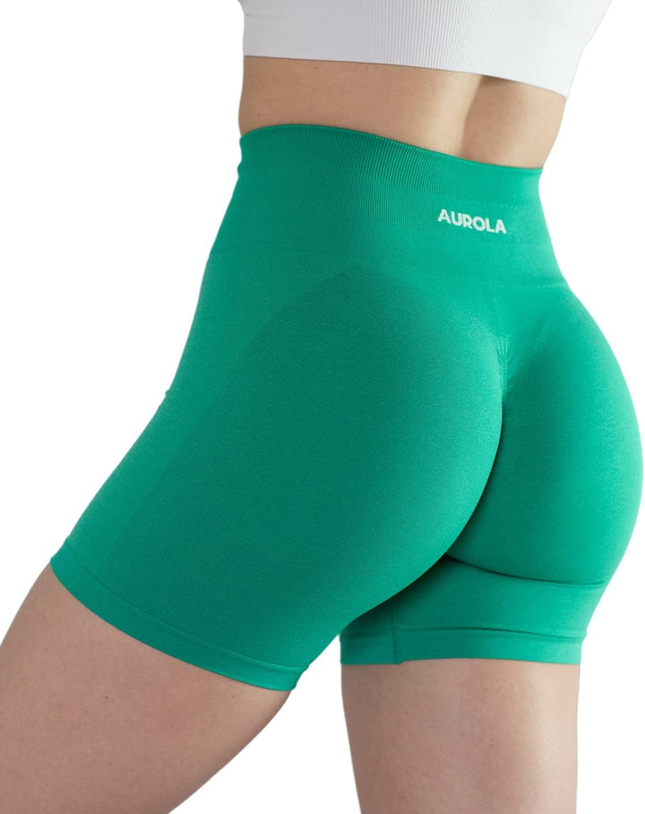 AUROLA Intensify Workout Shorts for Women Seamless Scrunch Short Gym Yoga Running Sport Active Exerc