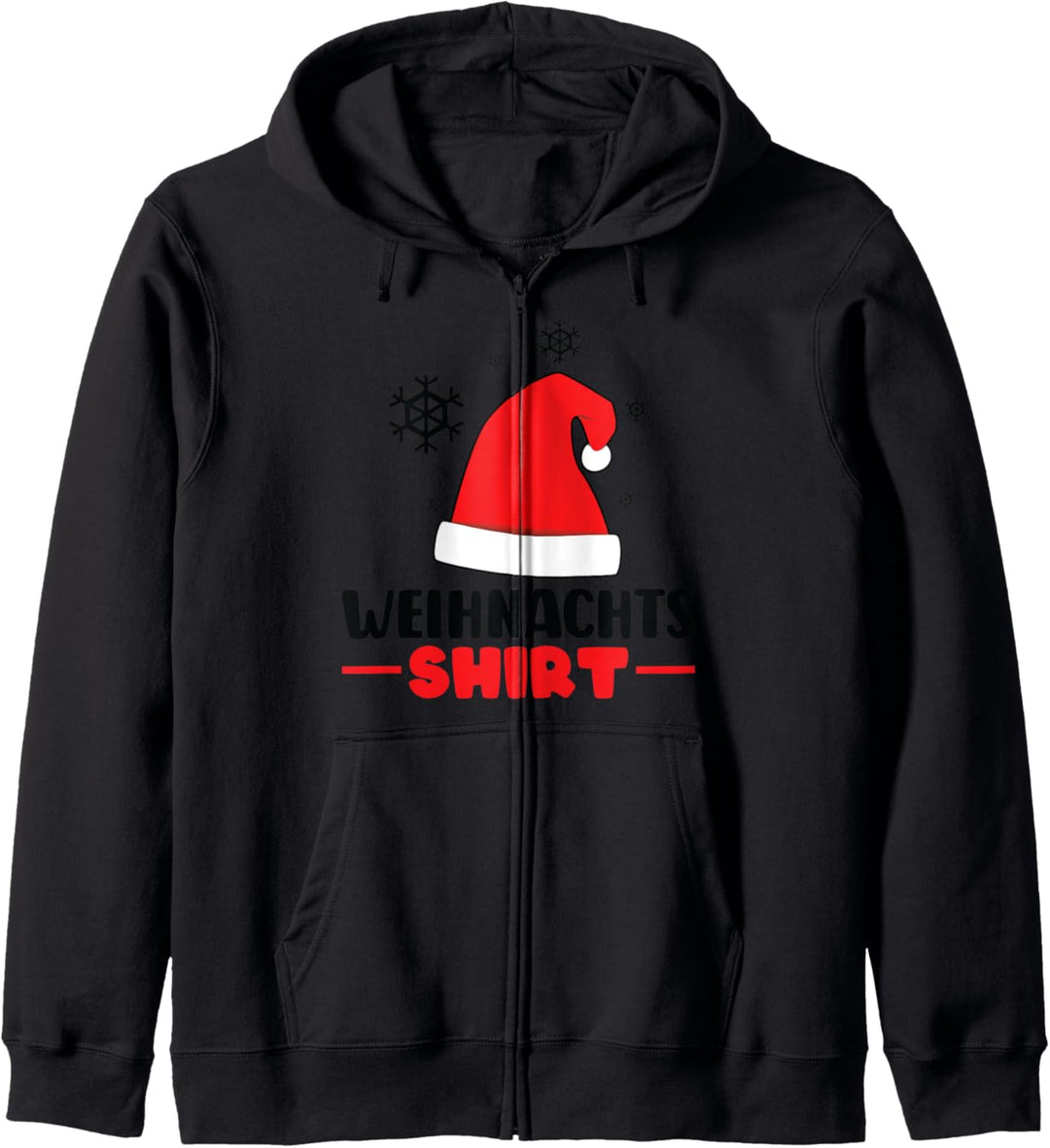 Weihnachten Weihnachtsbaum Nikolausmütze Kapuzenjacke