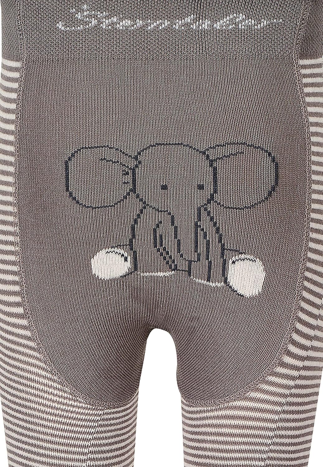 Sterntaler Unisex Baby Elefant Eddy Krabbelstrumpfhose 86 Grau, 86 Grau