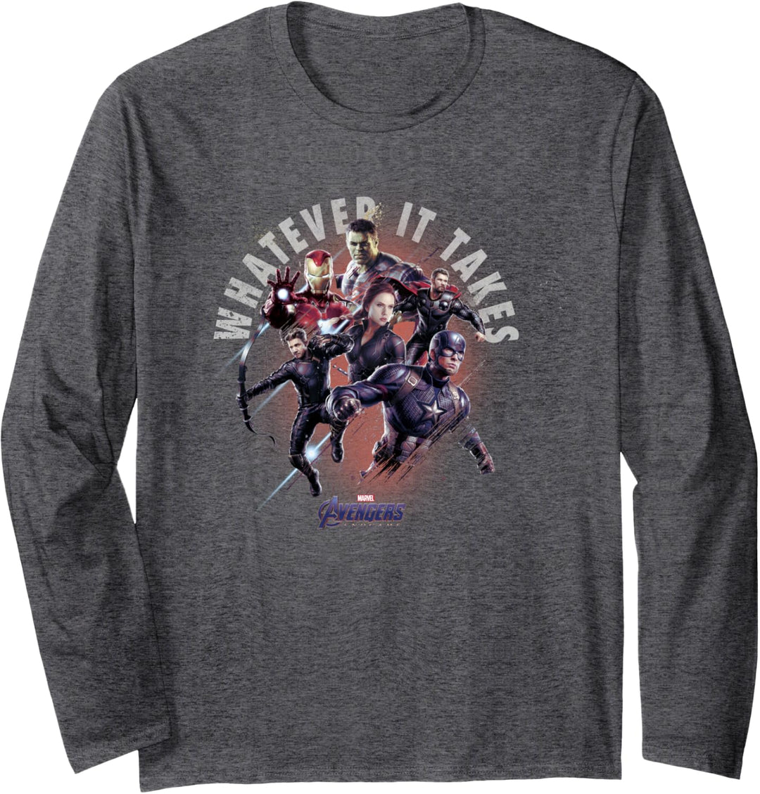 Marvel Avengers Endgame Group Shot Whatever It Takes Langarmshirt