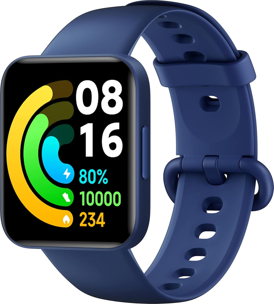Xiaomi Poco Watch (Blue), SpO2-Messung, Herzfrequenz, AMOLED-Display, 1,6 Zoll, GPS, ATM-Wasserbestä