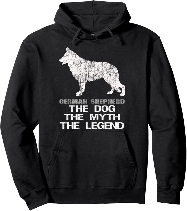 Deutscher Schäferhund lustige Hunde Mythos Legende Haustier Pullover Hoodie