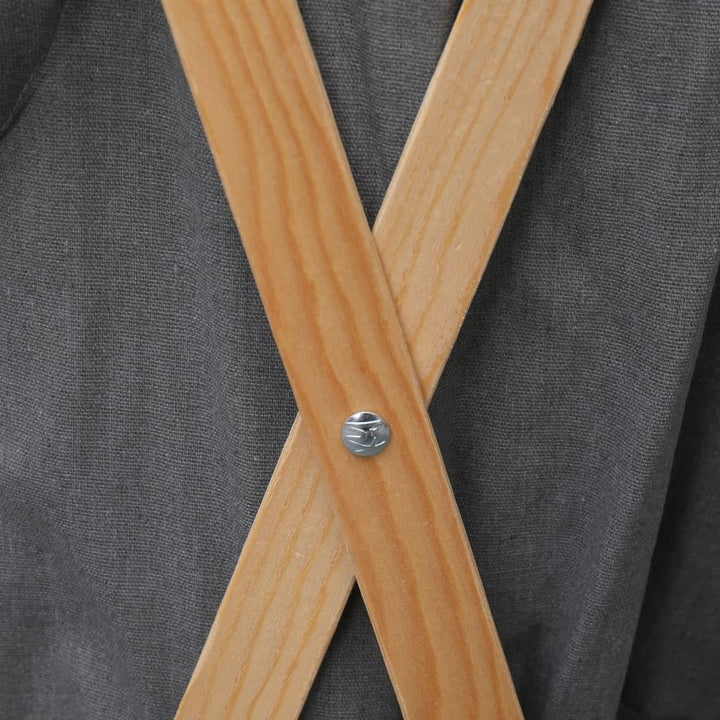 vidaXL Holz Wäschekorb Faltbar Wäschesammler Wäschesack Wäschebox Wäschesortierer Wäschetruhe Wäsche