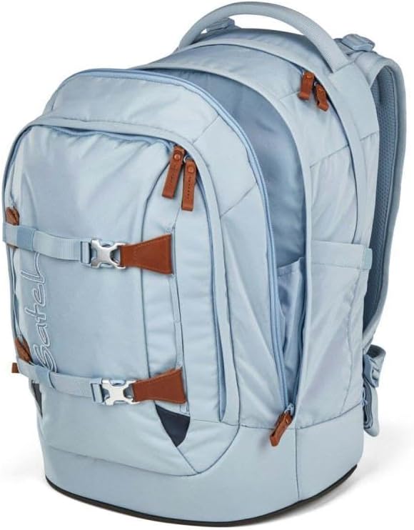 Satch pack Nordic Skandi Edition Schulrucksack Set 2tlg. inkl. Schlamperbox (Nordic Ice Blue), Nordi