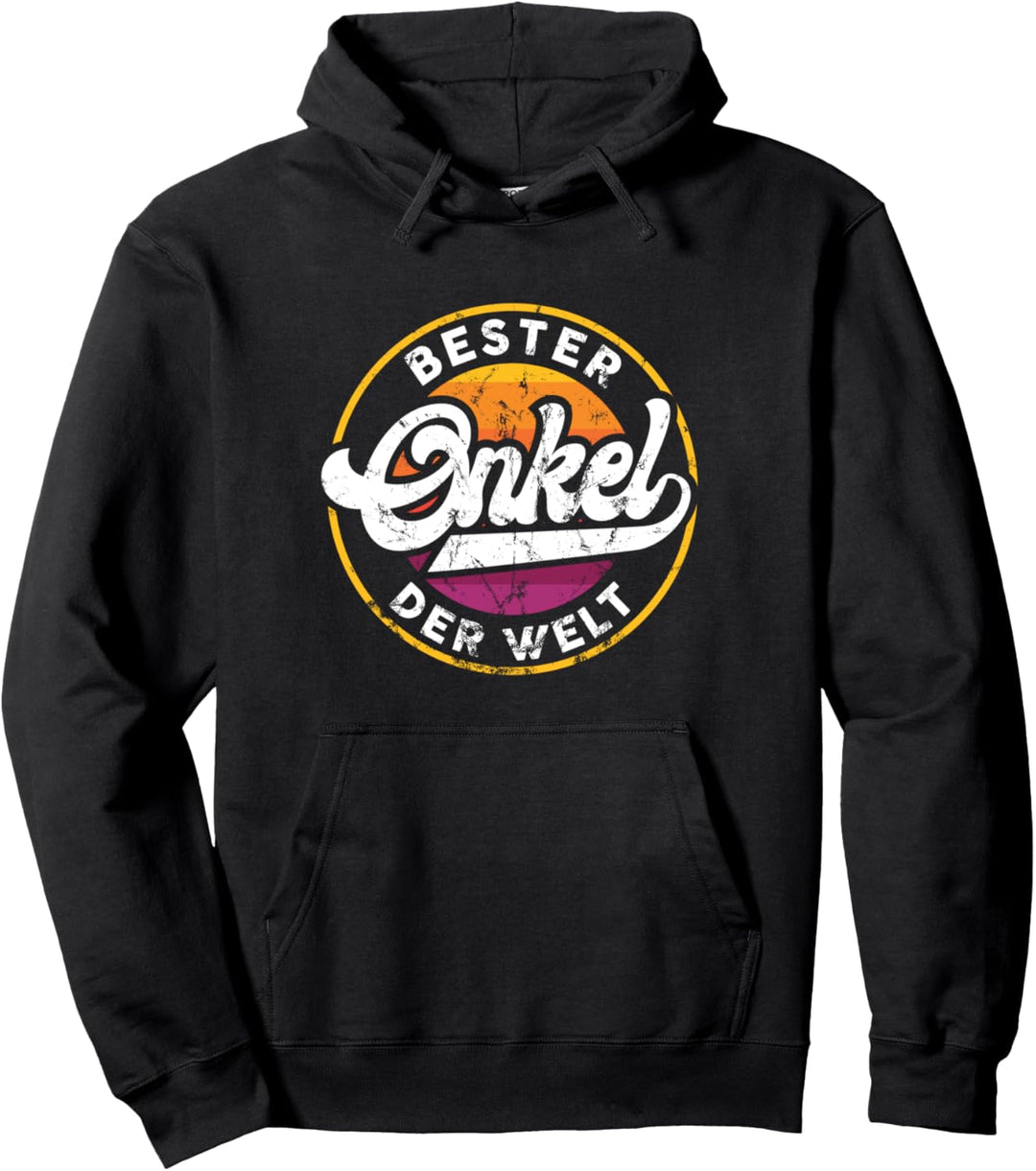 Bester Onkel der Welt Vintage Spruch für den besten Onkel Pullover Hoodie