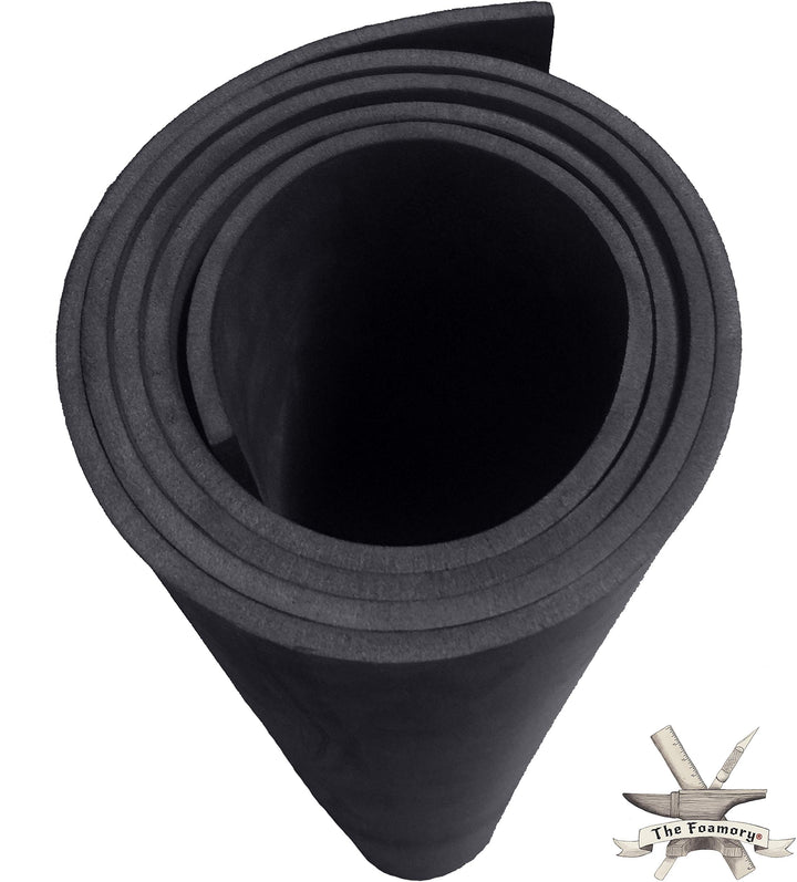 EVA-Schaumstoff Cosplay – 6 mm dick (1 mm bis 10 mm) – extra grosse Schaumstoffplatten – Schwarz ode