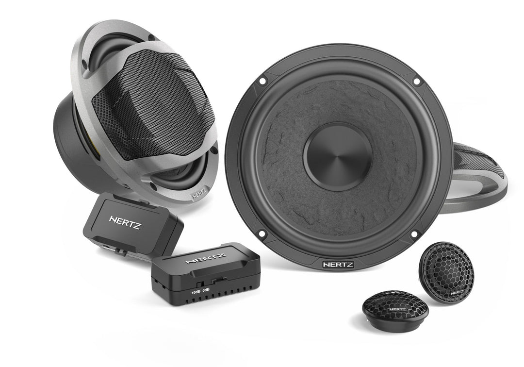 Hertz CK 165 L 165-mm 2-Wege-Komponentensystem, 4 Ohm Impedanz, 300 W Peak, 100 W RMS, Nicht gepress