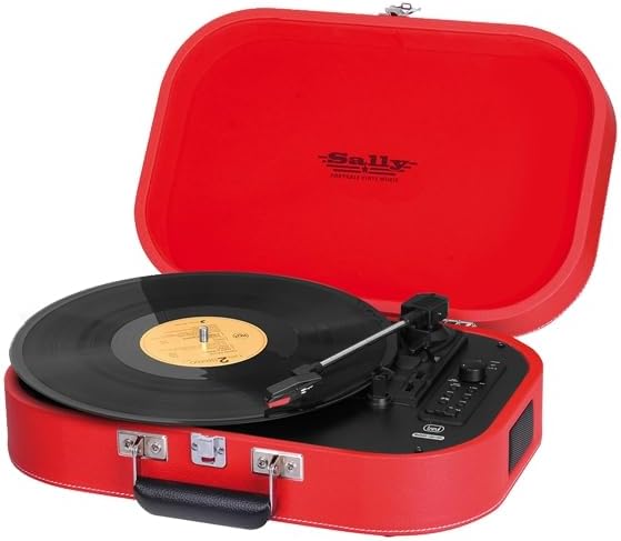 Trevi 0T102002 Plattenspieler, Vinyl, Rot