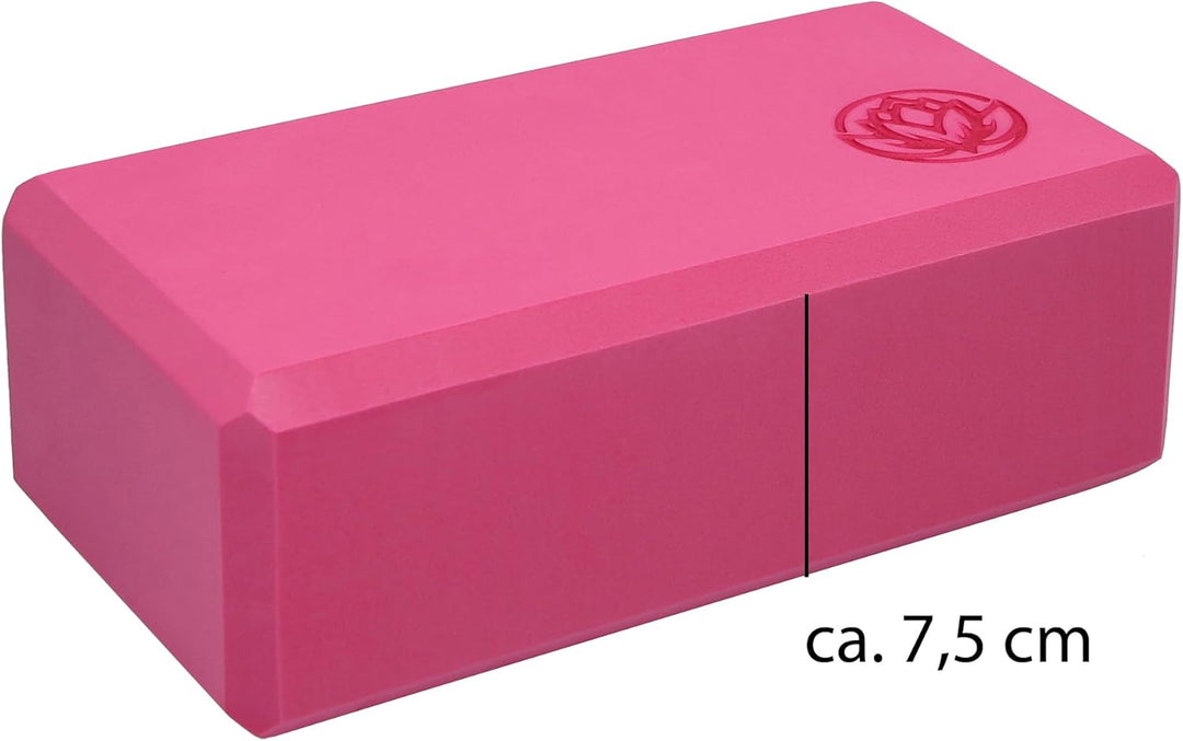 Yoga Block VonBueren | 22 x 12 x 7,5 cm je Yogablock | Yogablöcke für Damen und Herren aus EVA | Klö