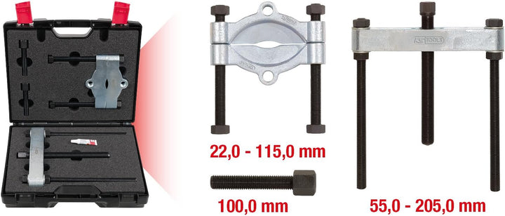 KS Tools 605.0003 Trennmesser-Satz Ø 22-115mm, 3-tlg.